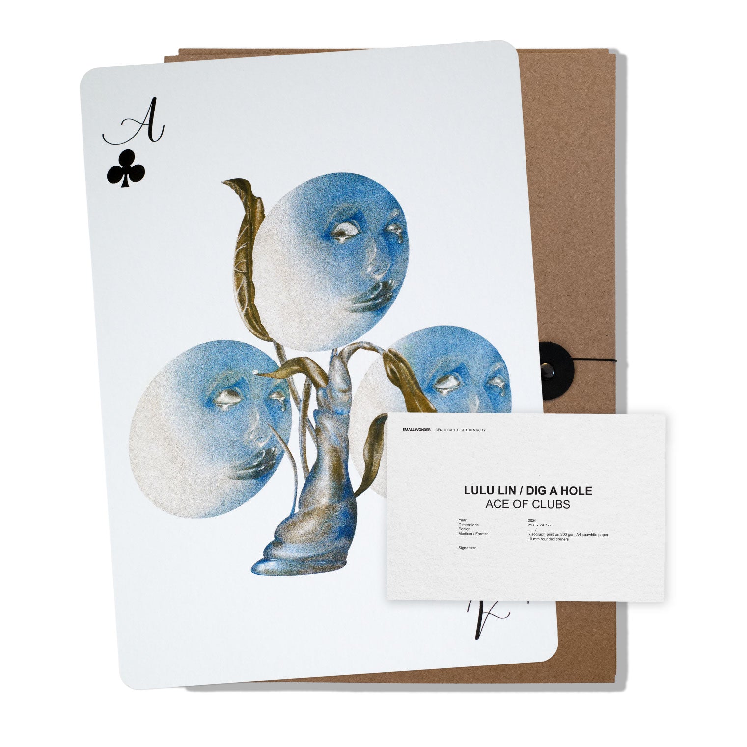 XL CARD PRINT – Lulu Lin – Ace Of Clubs
